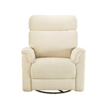 Load image into Gallery viewer, Cream recliner chair on a white background
