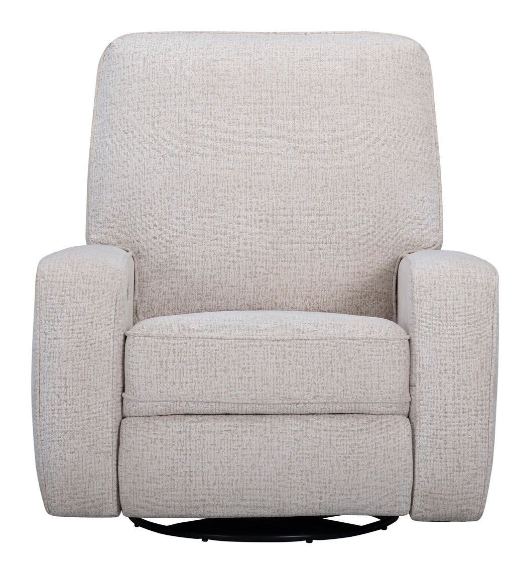 Cream recliner chair on a white background