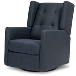 Load image into Gallery viewer, Wingback glider recliner in navy
