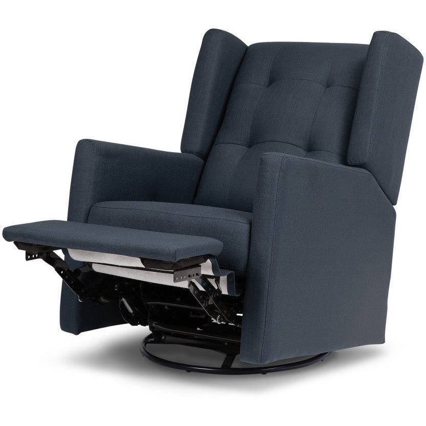 Wingback glider recliner shown reclined
