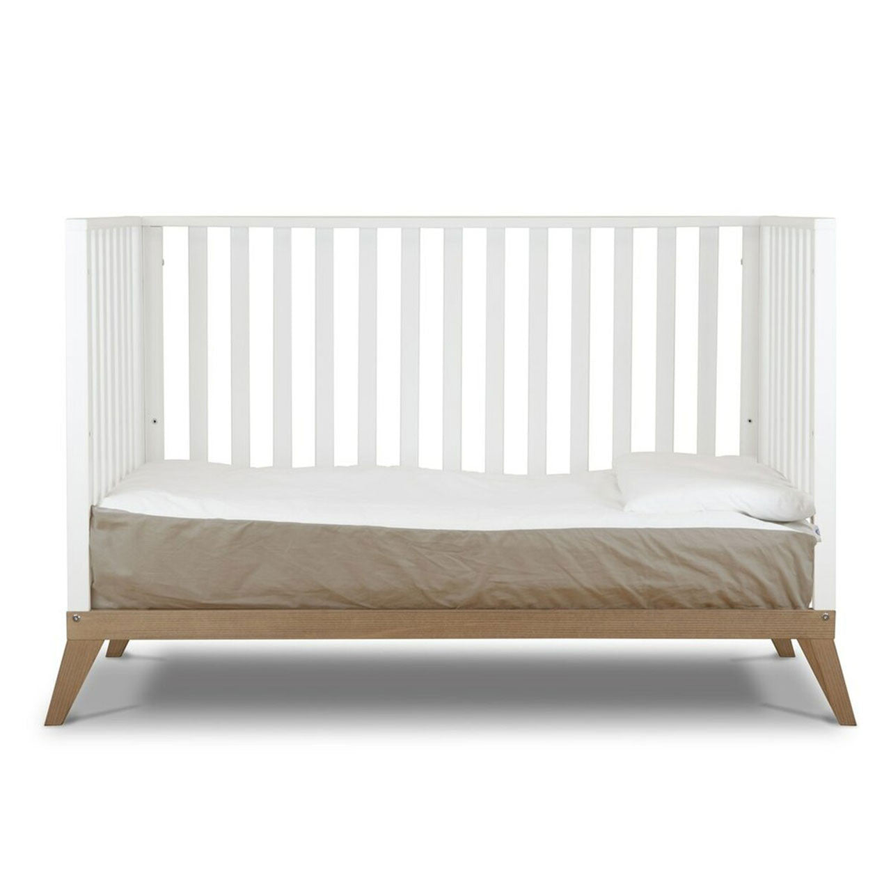 Donatello crib converted to daybed