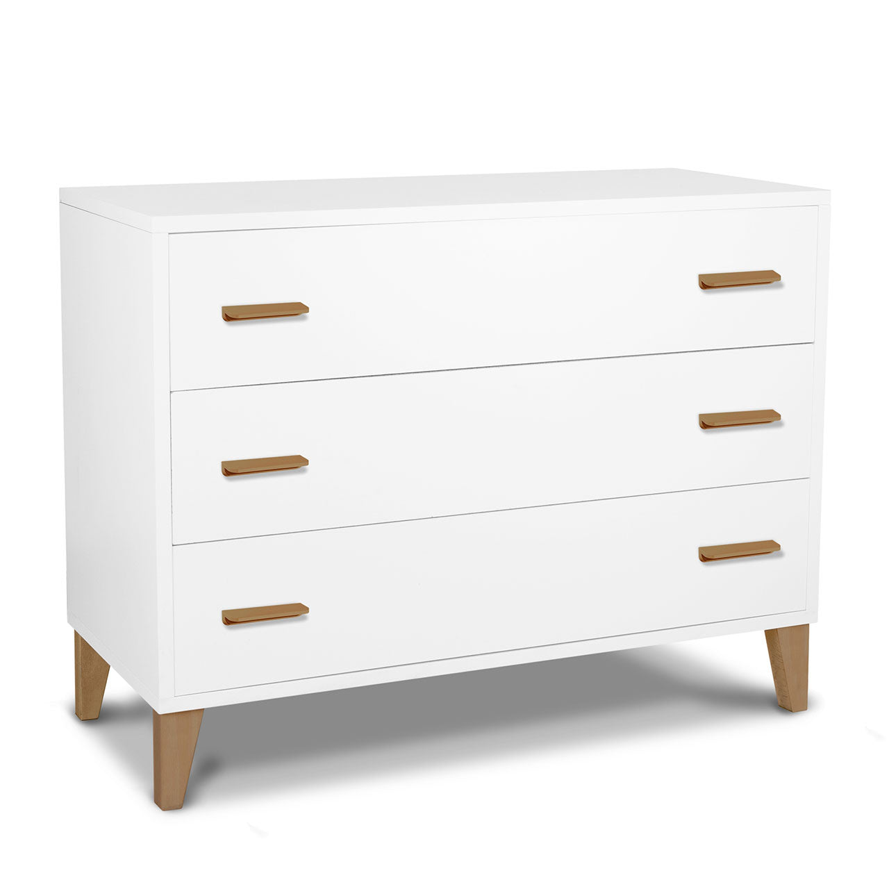 Donatello dresser in white/walnut