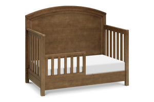 Hemsted crib, converted to toddler bed, in distressed walnut