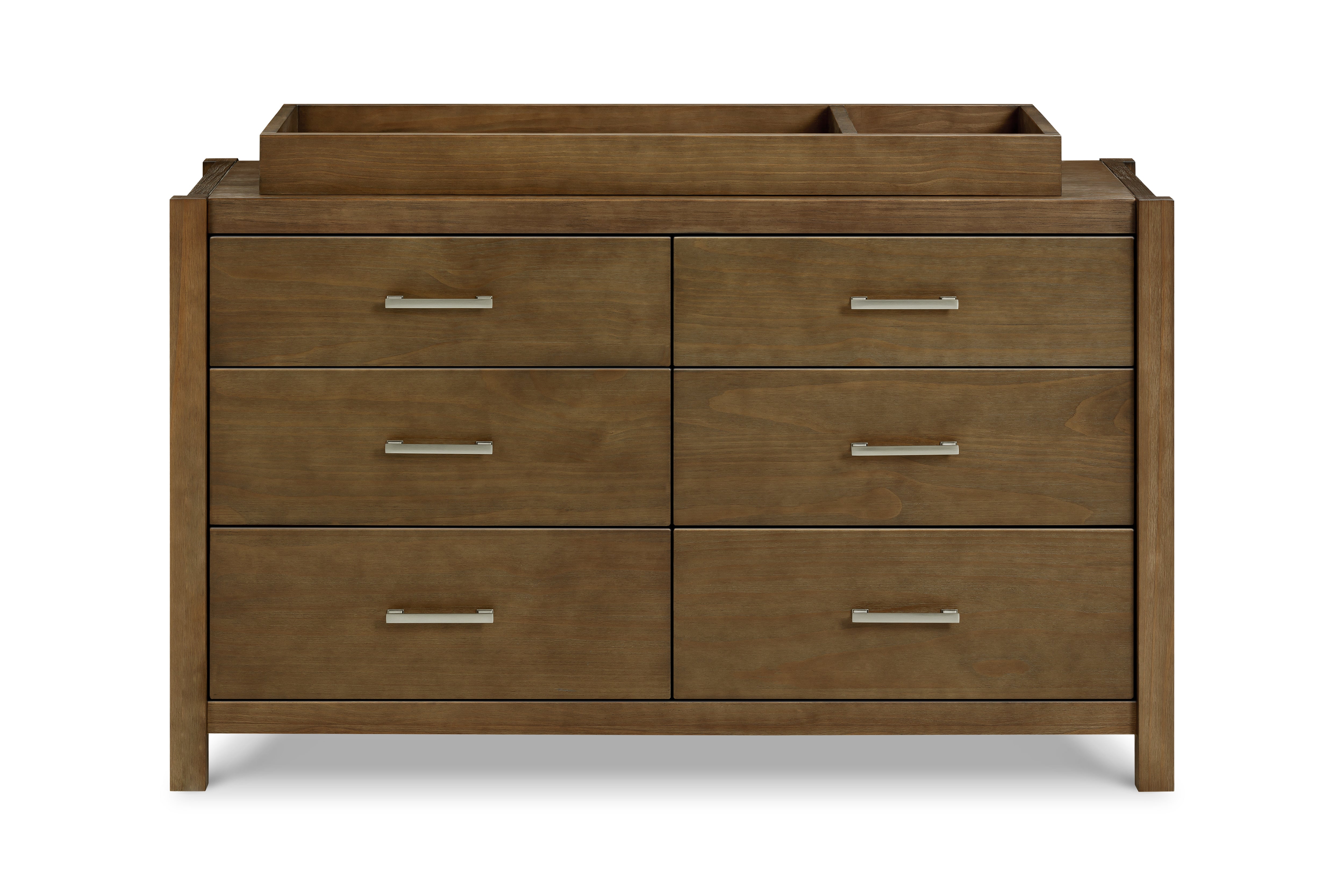 Hemsted dresser with optional changing top, distressed walnut