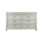 Load image into Gallery viewer, Rowan six drawer double dresser in sage finish
