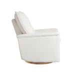 Load image into Gallery viewer, Dream power recliner, shown in cream fabric with wood base
