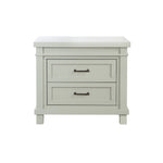 Load image into Gallery viewer, Rowan two drawer nightstand in sage finish
