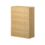 Load image into Gallery viewer, Maxtrix five drawer chest in natural finish
