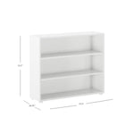 Load image into Gallery viewer, Bookcase 37.5 x 10.75 x 31.5h, in white finish
