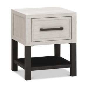 New nightstand in white driftwood finish