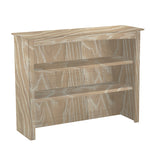 Load image into Gallery viewer, Wooden bookshelf with a textured  finish on a white background
