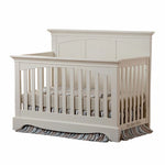 Load image into Gallery viewer, White crib on a white background
