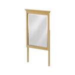 Load image into Gallery viewer, Natural mirror that can mount onto a dresser.
