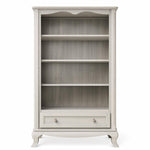 Load image into Gallery viewer, Wooden bookshelf with a single drawer on a white background
