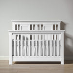 Load image into Gallery viewer, Karisma open back crib in white
