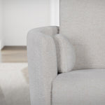 Load image into Gallery viewer, Gray textured armchair in a minimalistic room
