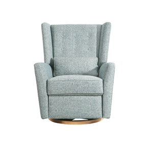 Long Bay Recliner in reef fabric with wood base