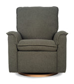 Load image into Gallery viewer, Dream power recliner, shown in sage fabric with wood base
