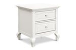 Load image into Gallery viewer, Mirabelle nightstand in warm white 
