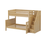 Load image into Gallery viewer, Twin/Full Bunk Bed (with stairs)
