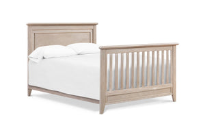 Beckett Rustic flat top crib converted to full size bed