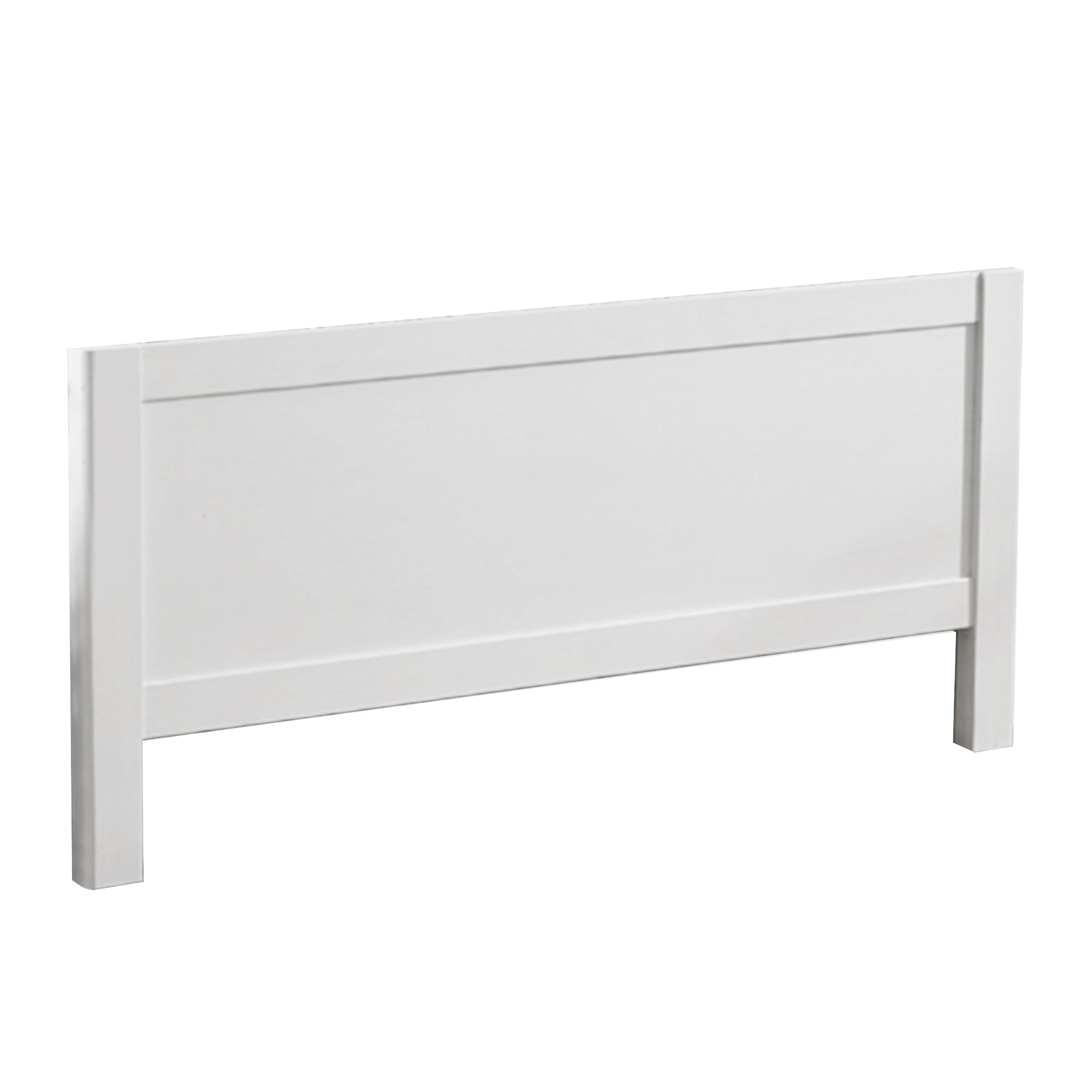 Como low profile footboard in vintage white