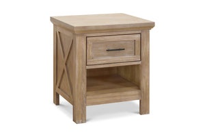 Emory nightstand in driftwood 