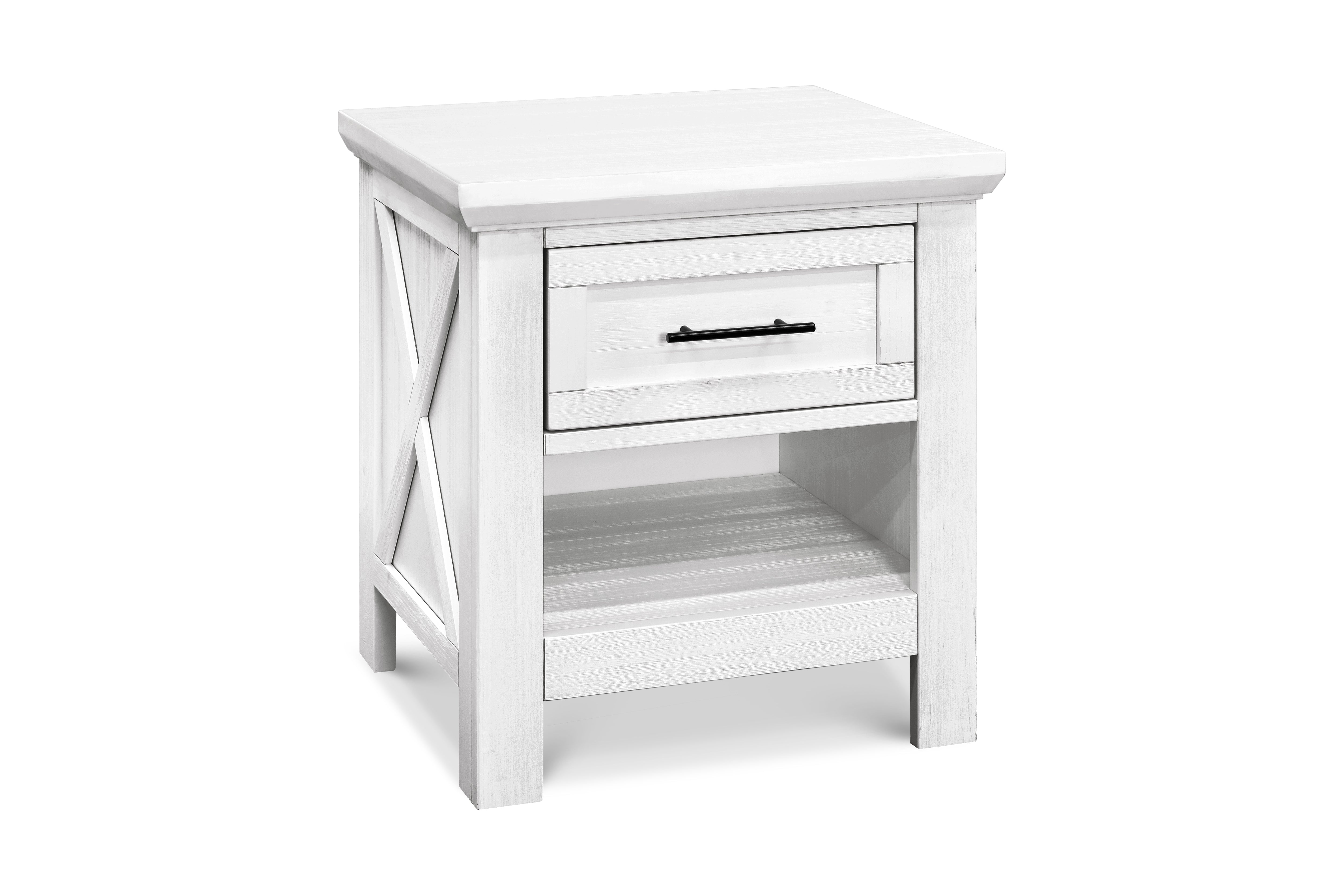 Emory nightstand in linen white