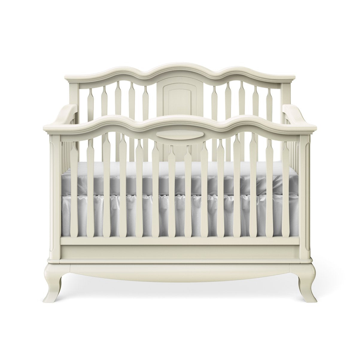 Cleopatra Open Back Convertible Crib, in dove