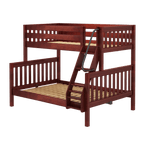 Load image into Gallery viewer, Slat Style Twin/Full Bunk Bed (with ladder)
