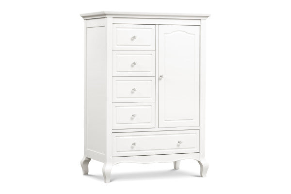Mirabelle chifforobe in warm white