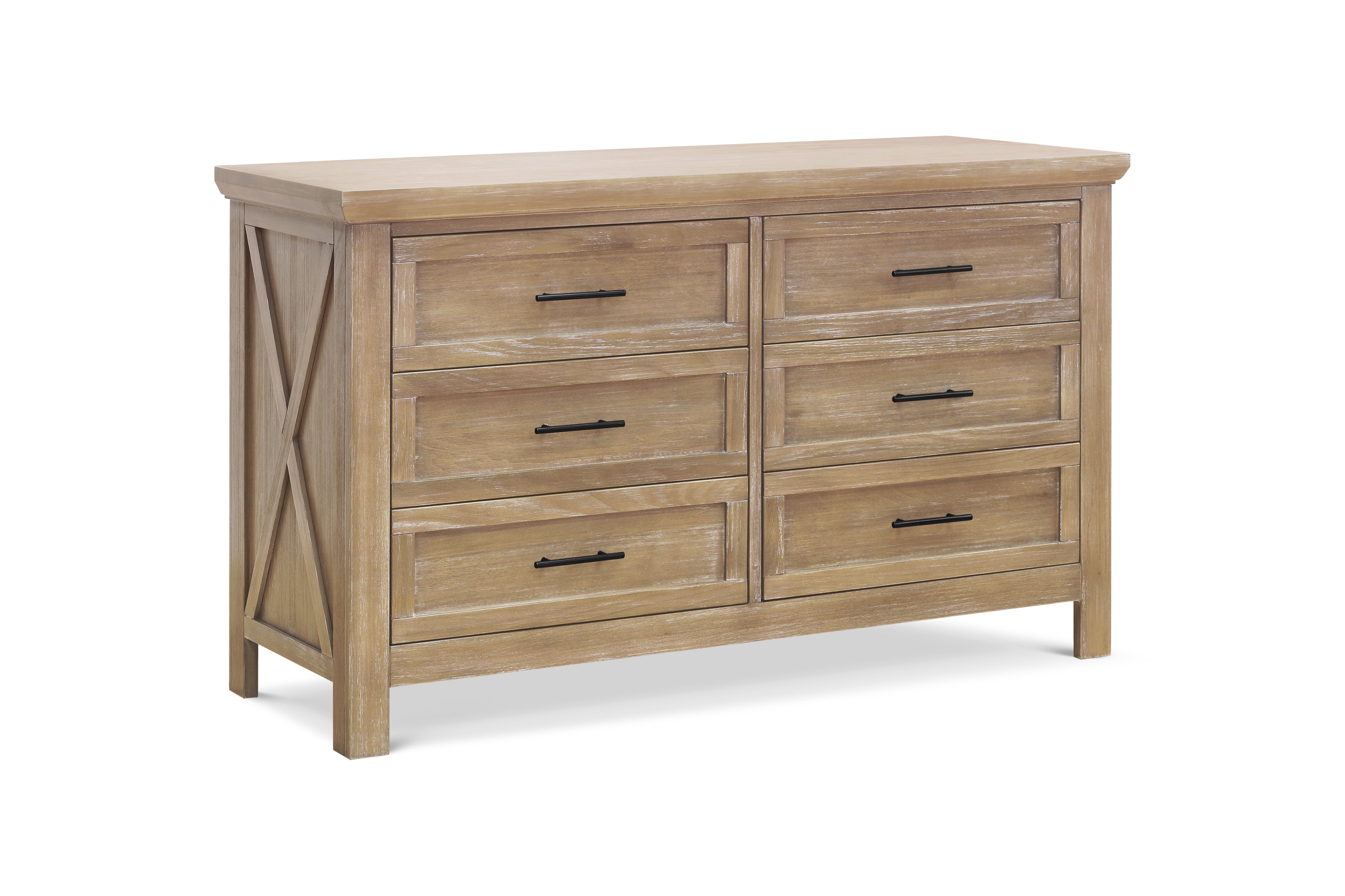 Emory double dresser in driftwood 