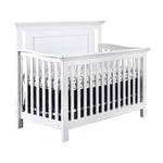 Load image into Gallery viewer, Como flat top crib in vintage white
