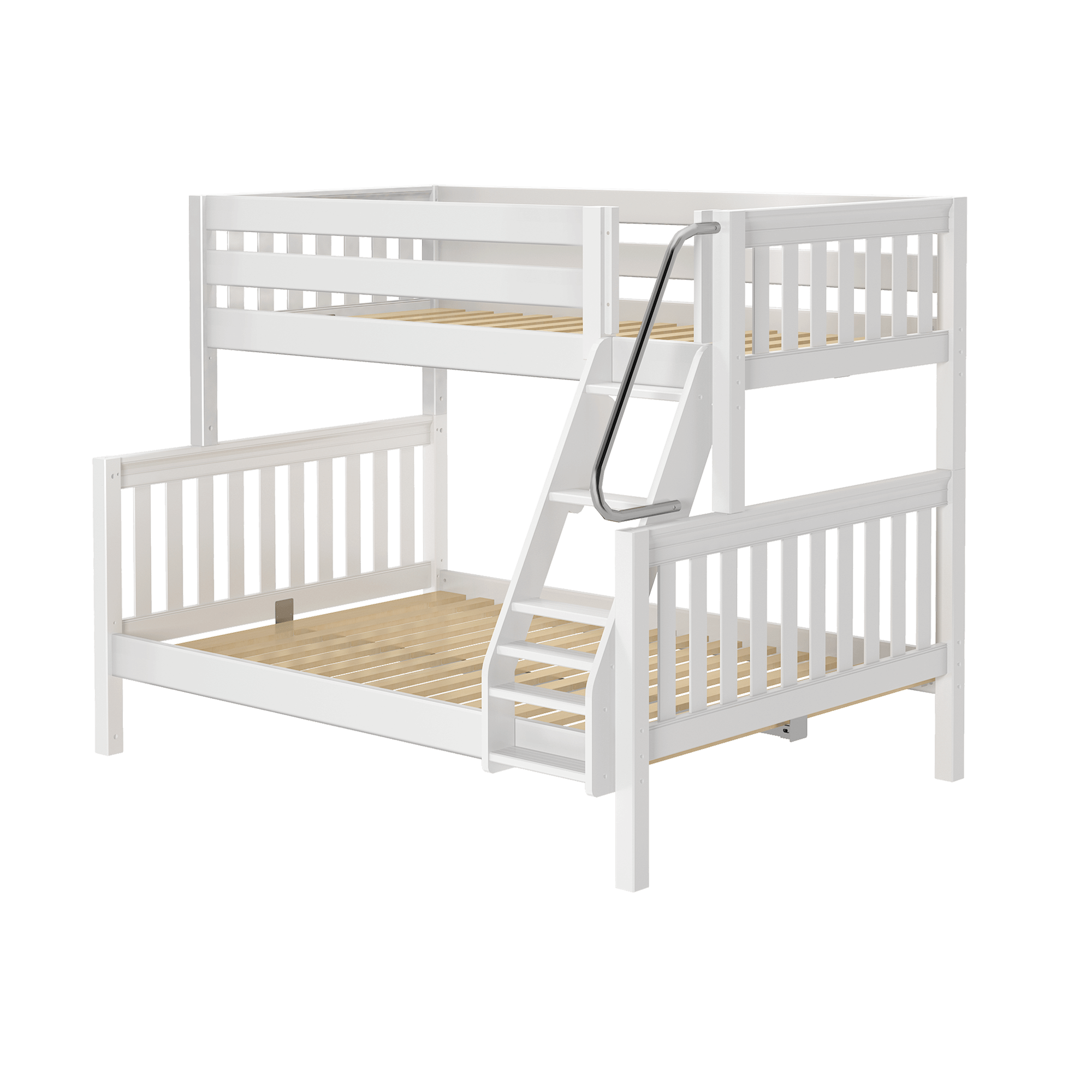 Slat Style Twin/Full Bunk Bed (with ladder)