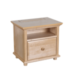 Load image into Gallery viewer, 1 Drawer Nightstand with Charging Station
