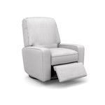 Load image into Gallery viewer, Brixy glider recliner, shown in light grey.
