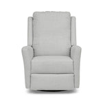 Load image into Gallery viewer, Heather glider recliner, shown in light grey
