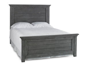 Lucca full bed in weathered grey